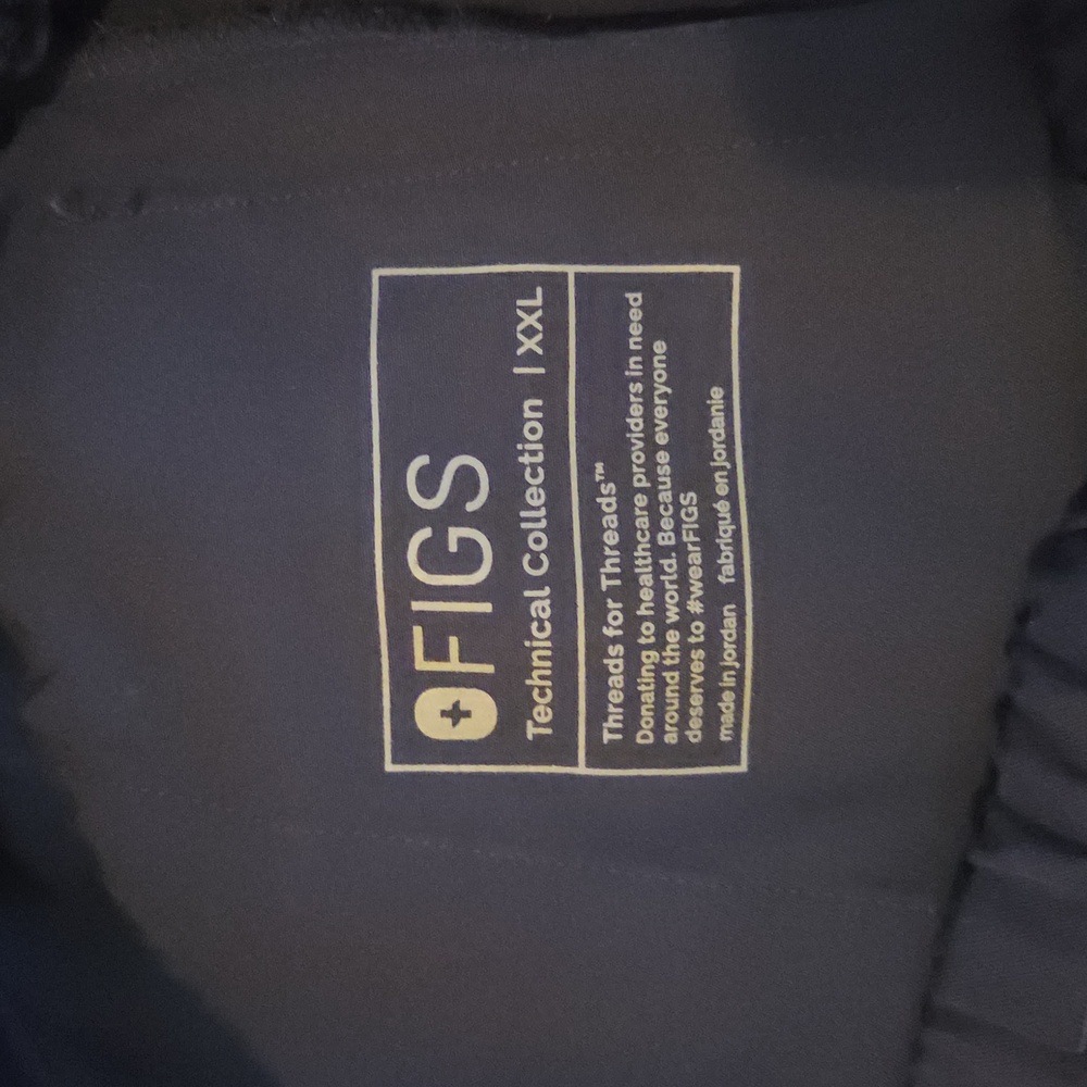 Figs High Waisted Navy Blue Joggers XXL - Picture 4 of 8